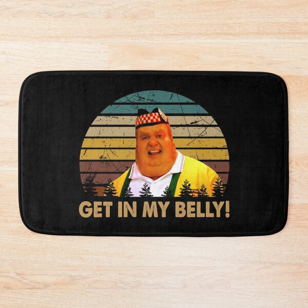 Item preview, Fat Bastard character get in my belly poster designed and sold by VitoFerreira117.
