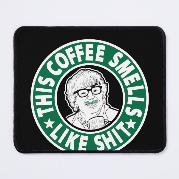 Item preview, This coffee smells lke shit Austin Powers poster designed and sold by VitoFerreira117.
