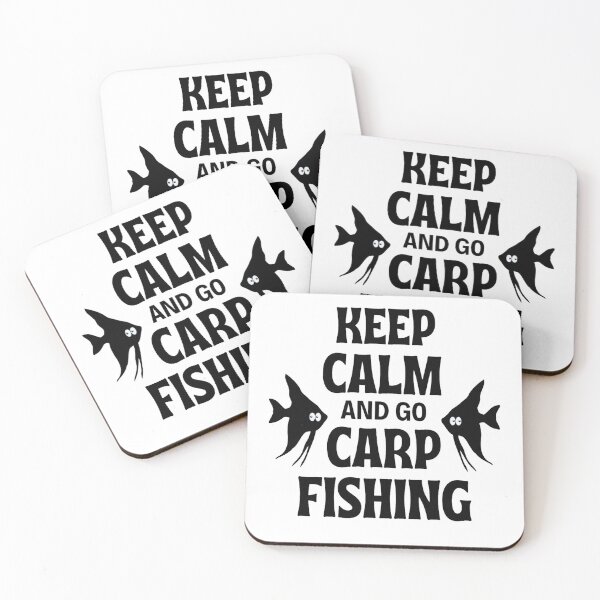 Item preview, Keep Calm And Go Carp Fishing - Funny Fishing Sayings designed and sold by chetan786.