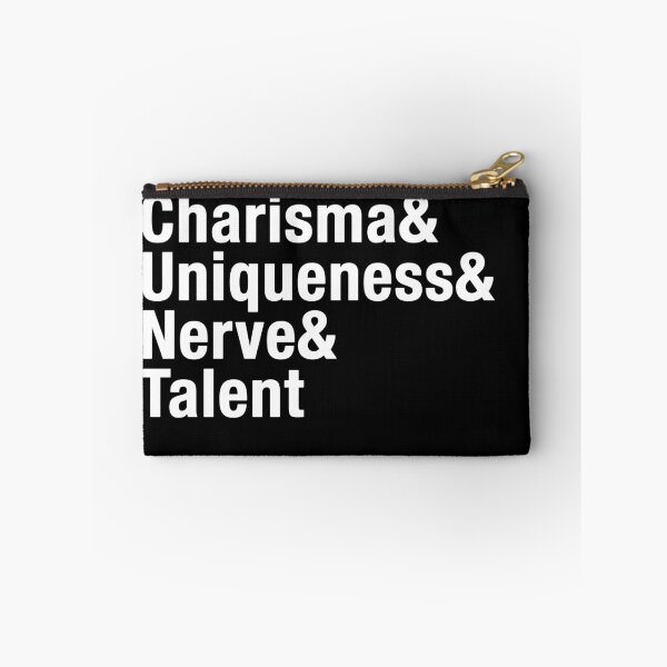 Item preview, Charisma, Uniqueness, Nerve & Talent blk designed and sold by Skylar Scott McKenzie.