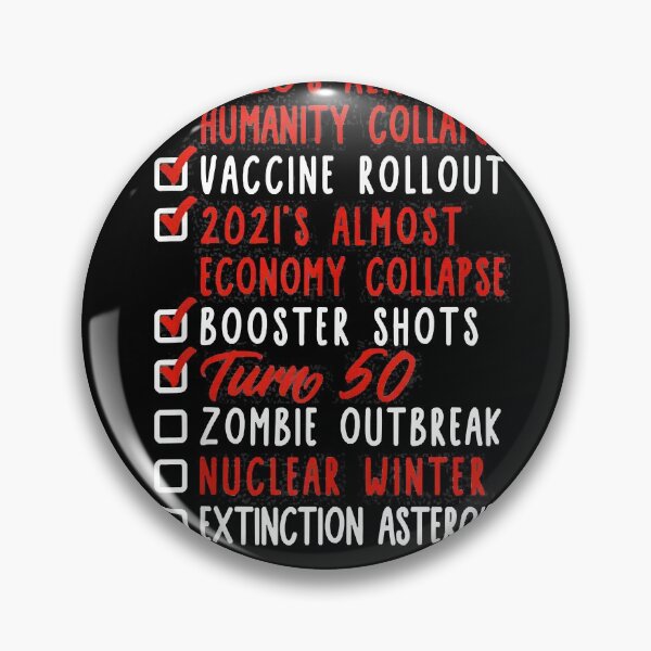 Item preview, 50 Birthday Zombie Outbreak Nuclear War Extinction Asteroid designed and sold by jacobrodell11.