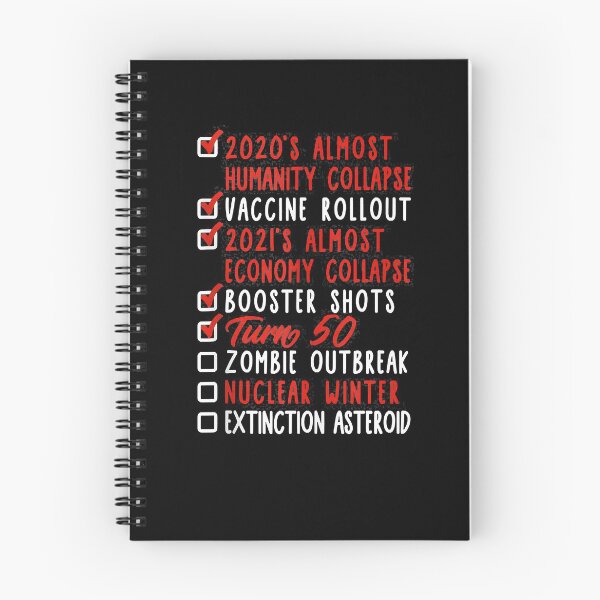 Item preview, 50 Birthday Zombie Outbreak Nuclear War Extinction Asteroid designed and sold by jacobrodell11.