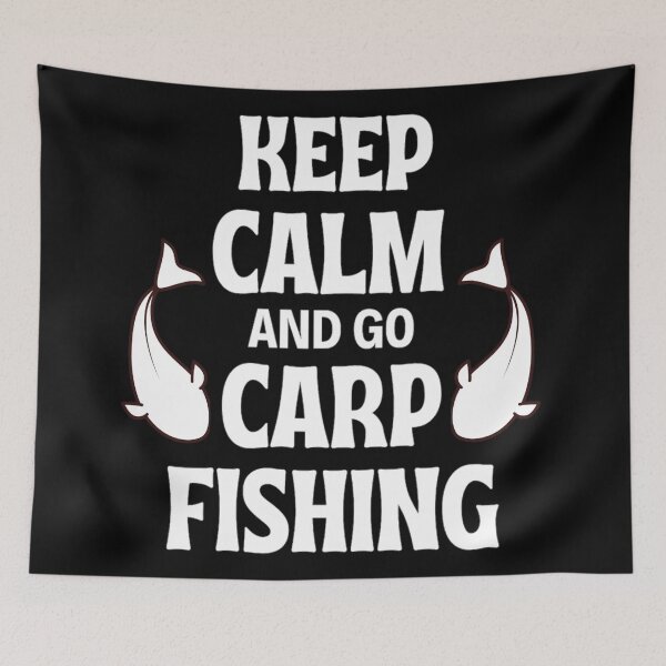 Item preview,  Keep Calm And Go Carp Fishing - Funny Fishing Sayings designed and sold by chetan786.