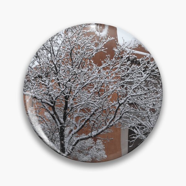Item preview, Snowy adobe buildings in Santa Fe designed and sold by zumi.