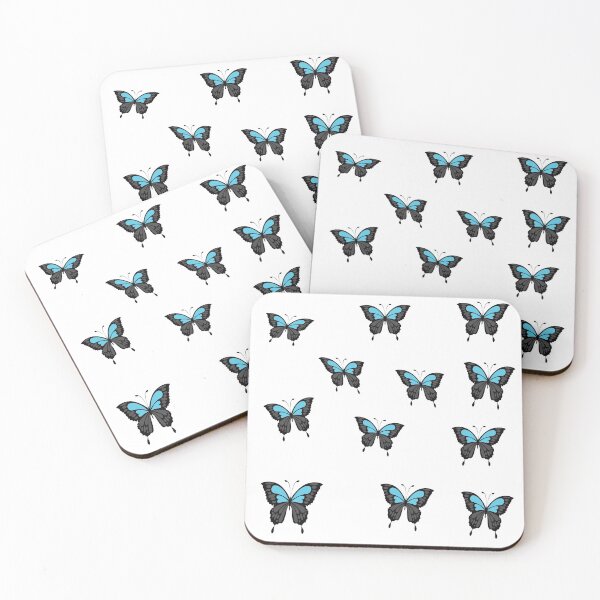 Item preview, Blue and black butterfly - cute mini set  designed and sold by Kinkalow.