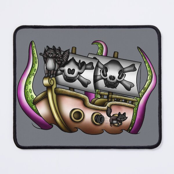 Item preview, Spoopy Ghost Ship designed and sold by PandamoniumArt.