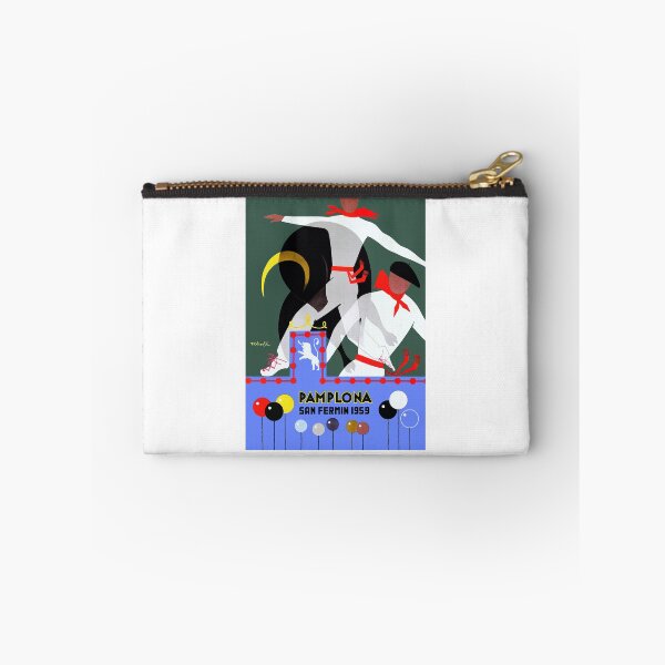 Item preview, 1959 SPAIN Pamplona Running Of The Bulls Poster designed and sold by retrographics.