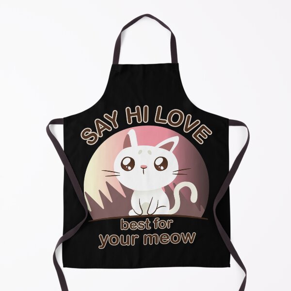 Item preview, cat say hi love cat need owner love designed and sold by onzpacesdesign.