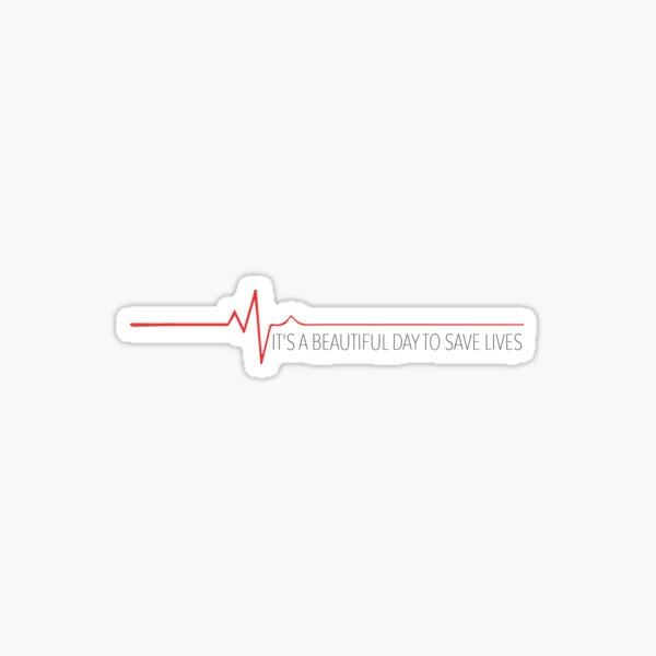 Vista previa del artículo con la obra «Un hermoso día para salvar vidas», diseñado y vendido por jordansaufley.
