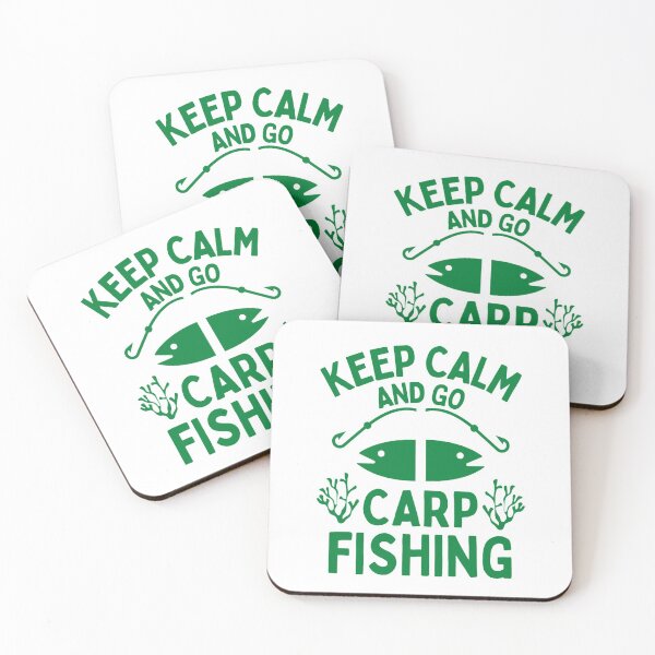 Item preview, Keep Calm And Go Carp Fishing - Funny Fishing Sayings designed and sold by chetan786.