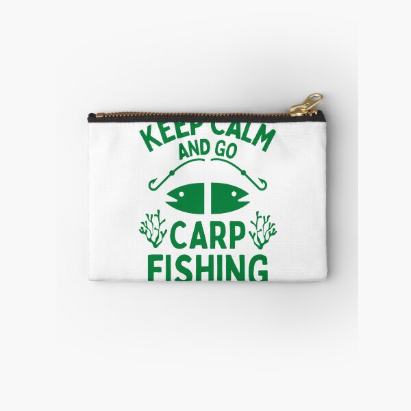 Item preview, Keep Calm And Go Carp Fishing - Funny Fishing Sayings designed and sold by chetan786.