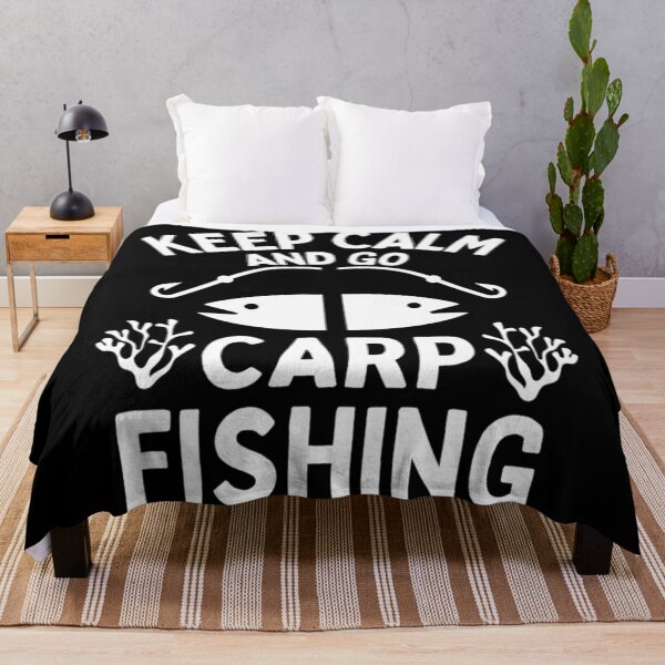 Item preview,  Keep Calm And Go Carp Fishing - Funny Fishing Sayings designed and sold by chetan786.