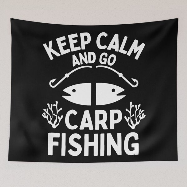 Item preview,  Keep Calm And Go Carp Fishing - Funny Fishing Sayings designed and sold by chetan786.