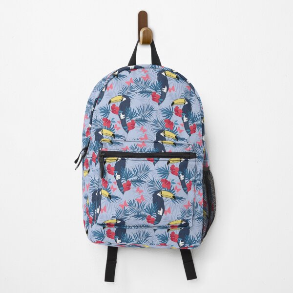 Item preview, Toucan and tropical flowers designed and sold by MobertsonArt.