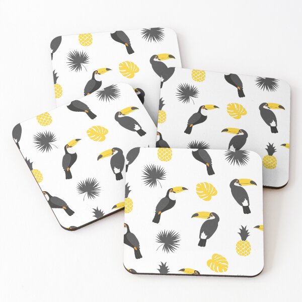 Item preview, Tropical Toucan And pineapple designed and sold by MobertsonArt.