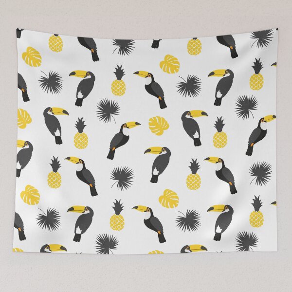 Item preview, Tropical Toucan And pineapple designed and sold by MobertsonArt.