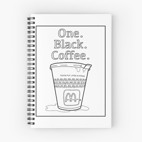 Item preview, John Mulaney "One Black Coffee" Quote designed and sold by artkid-eli.