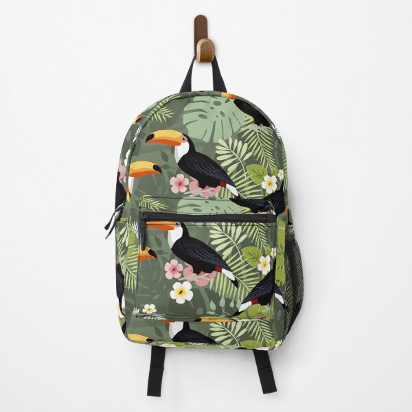 Item preview, Toucan tropical seamless designed and sold by MobertsonArt.