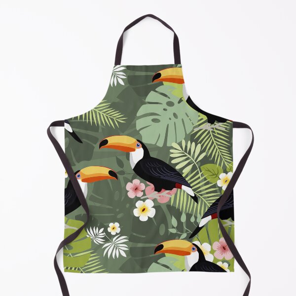 Item preview, Toucan tropical seamless designed and sold by MobertsonArt.