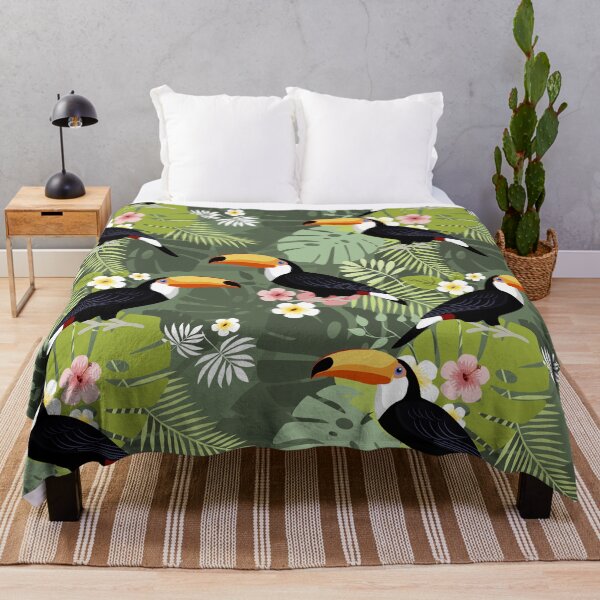Item preview, Toucan tropical seamless designed and sold by MobertsonArt.