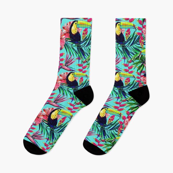 Item preview, Toucan Hibiscus Flower  designed and sold by MobertsonArt.