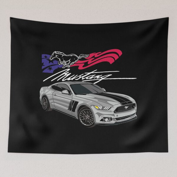 Item preview, Ford Mustang Muscle Car Gray  designed and sold by viralstudio.