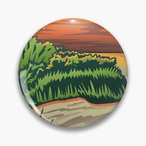 Item preview, Baldy Sunset Indiana Dunes Poster designed and sold by indianadunes.