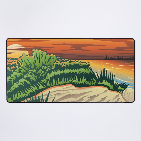 Item preview, Baldy Sunset Indiana Dunes Poster designed and sold by indianadunes.
