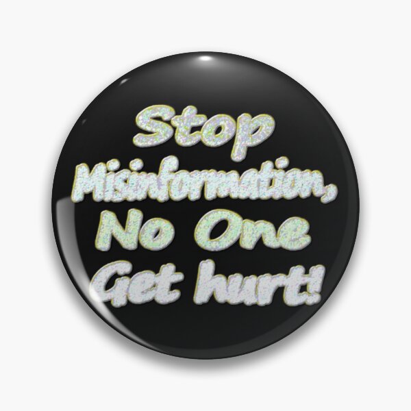 Item preview, Beautiful Artwork Design About "Stop Misinformation". Buy Now! designed and sold by Health And Fitness Posts e-Store.