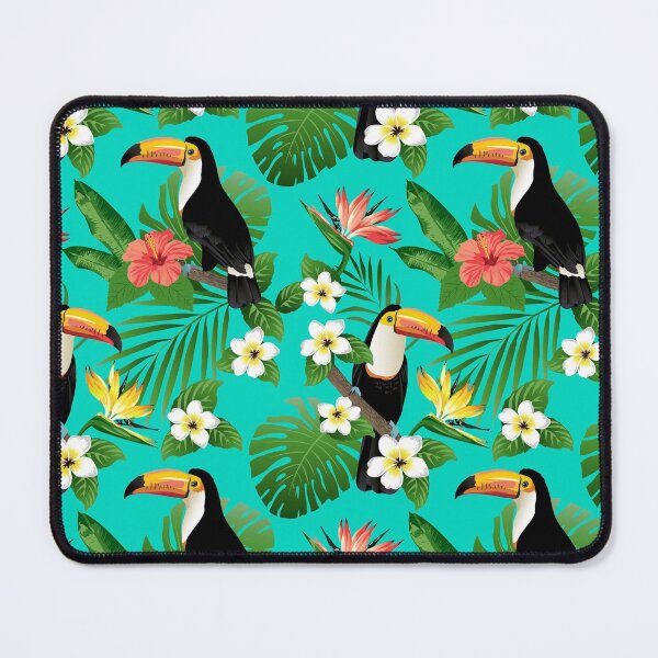 Item preview, Tropical birds and palm leaves designed and sold by MobertsonArt.