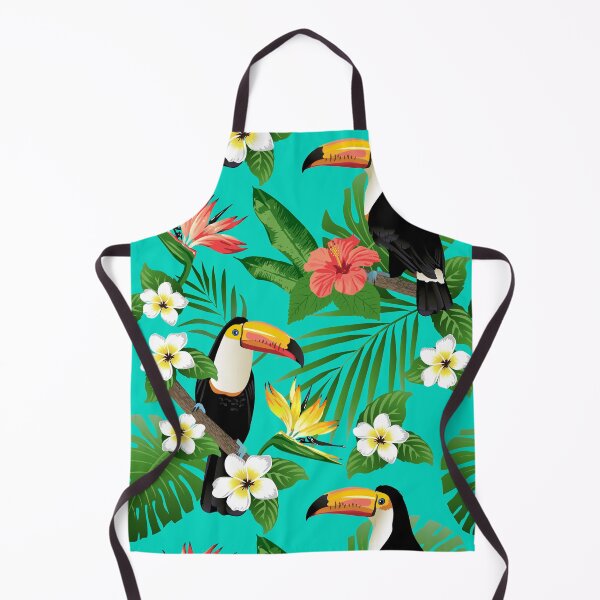 Item preview, Tropical birds and palm leaves designed and sold by MobertsonArt.
