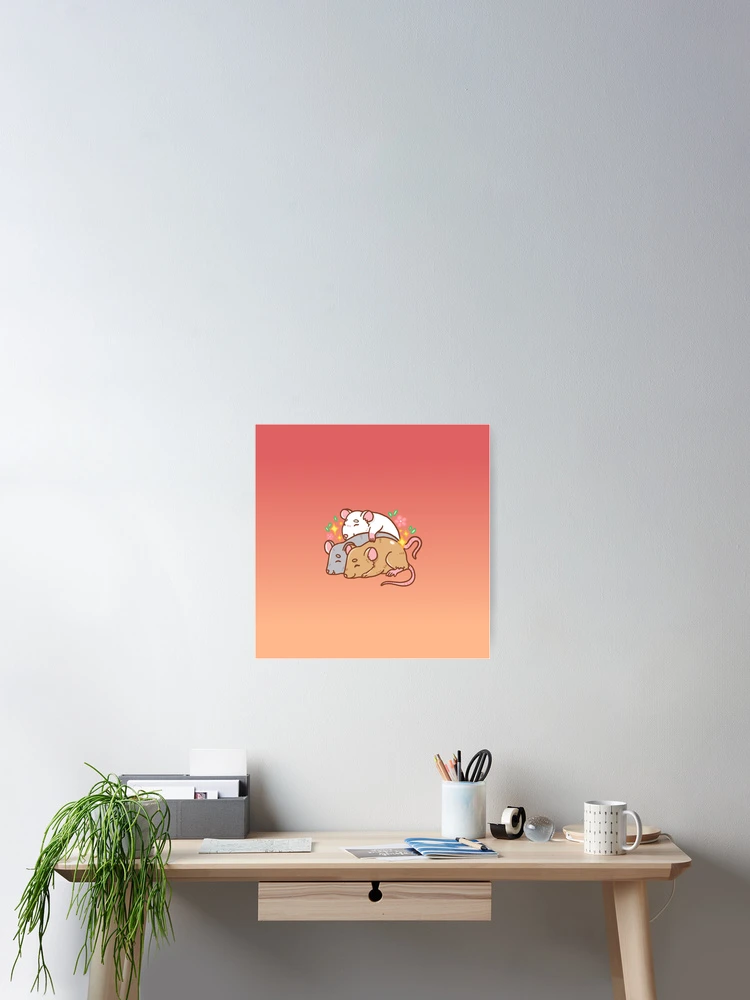 Thumbnail 2 of 3, Poster, Sleepy Rats designed and sold by CodeRatto.