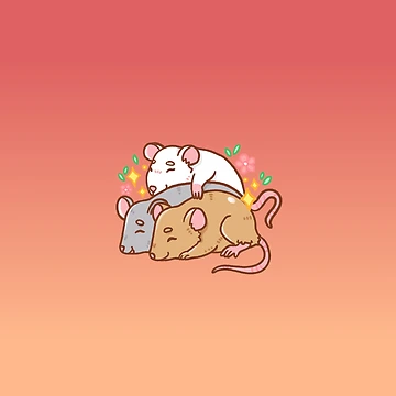 Artwork thumbnail, Sleepy Rats by CodeRatto
