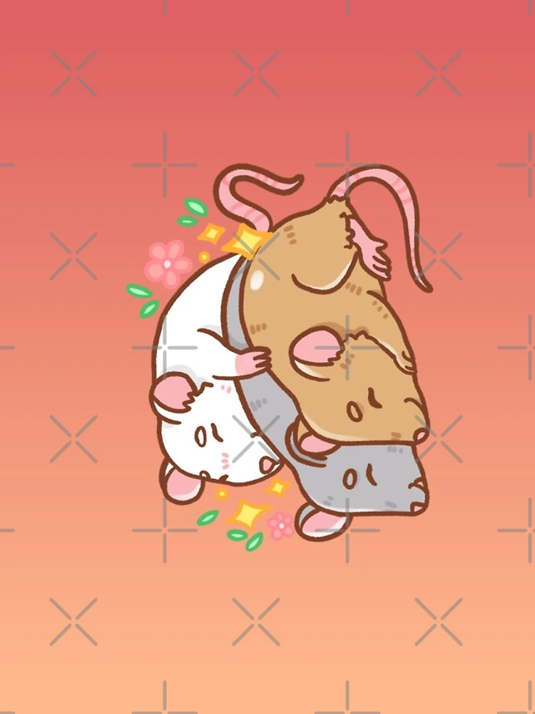 Thumbnail 5 of 5, iPhone Case, Sleepy Rats designed and sold by CodeRatto.