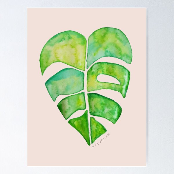 Item preview, Happy Monstera (Beige) designed and sold by feivours.