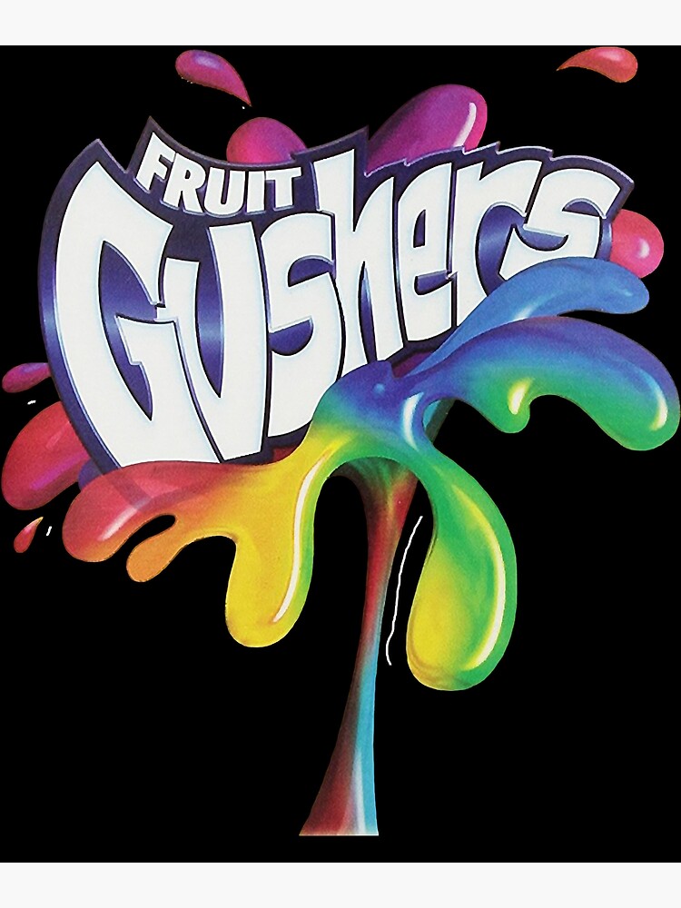"Fruits Gushers Tee 90s logo" Poster for Sale by AshleyRenee55 Redbubble
