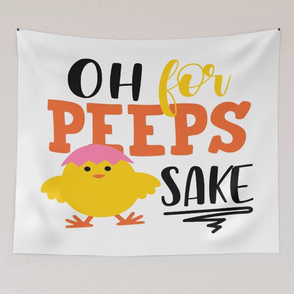 Item preview, Oh for Peeps Sake-Easter Typography  designed and sold by thetypoguy.