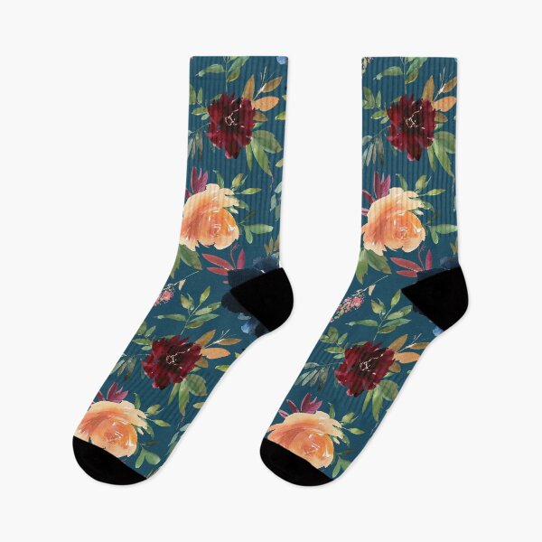 Item preview, Fall Florals Autumn Mood Pattern designed and sold by WildAliceArt.