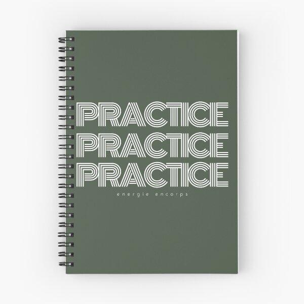 Item preview, White Practice Practice Practice designed and sold by helpingyoushine.