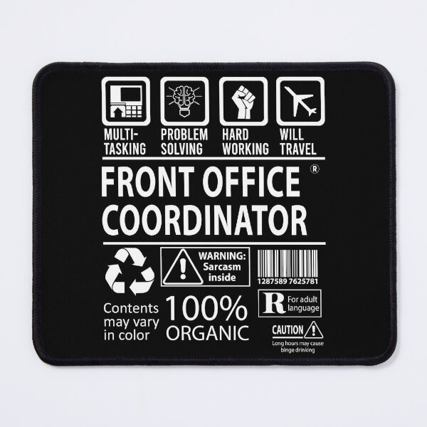 Item preview, Front Office Coordinator T Shirt - MultiTasking Certified Job Gift Item Tee designed and sold by oslandefren.