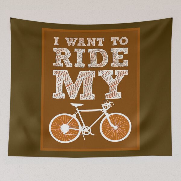 Item preview, I Want To Ride My Bicycle Print designed and sold by posterbobs.