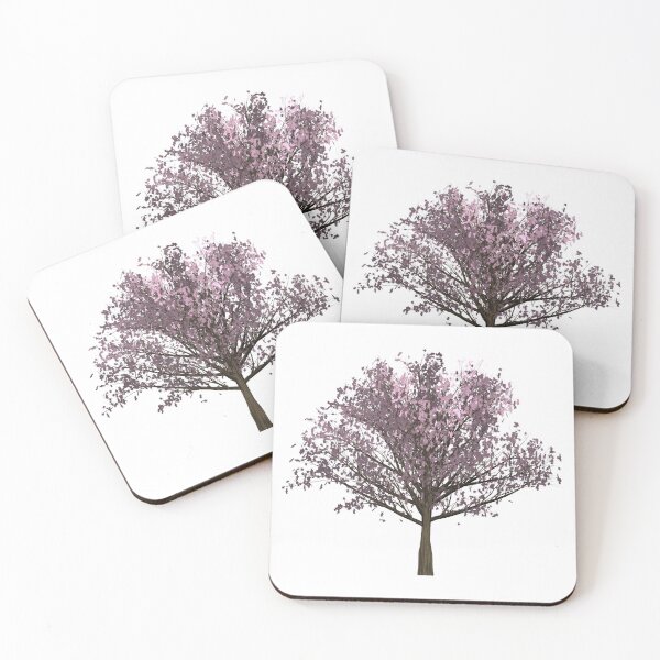 Item preview, fever tree spring tree coasters - fever tree summer Sticker designed and sold by juracity.