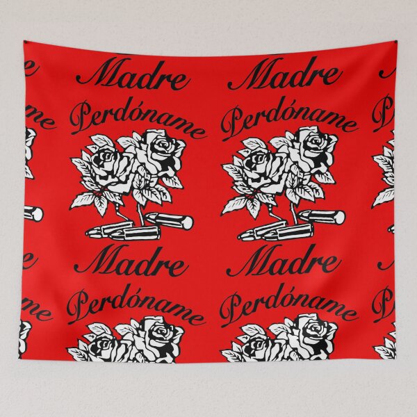 Item preview, Perdoname Madre, Mother Forgive Me Black White Roses designed and sold by tangentllc.