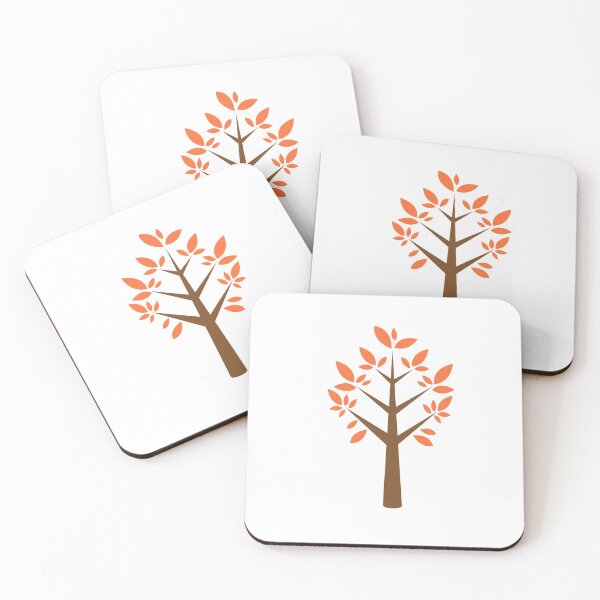 Item preview, fever tree autum tree coasters designed and sold by juracity.