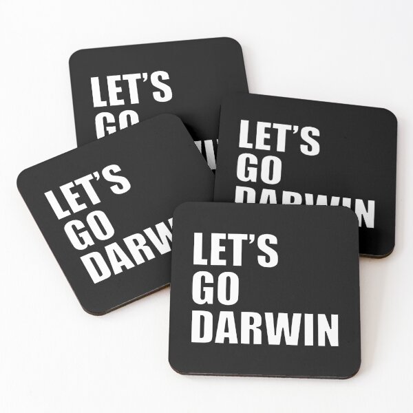 Item preview, Lets Go Darwin Let's Go Brandon Political Vaccine Republican Democrat Patriot Design designed and sold by Jason Gilbert.