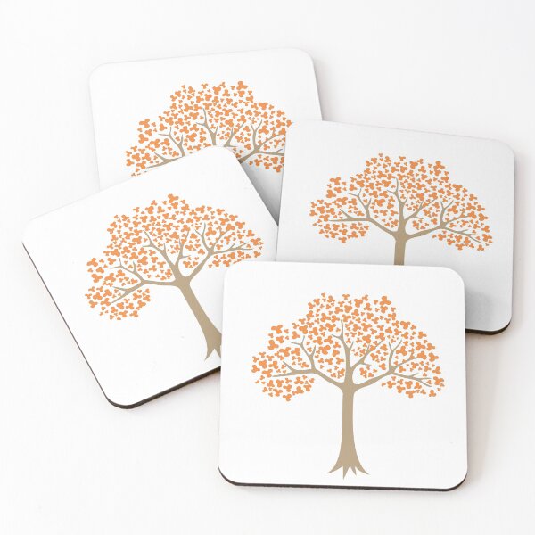 Item preview, fever tree autum tree coasters designed and sold by juracity.