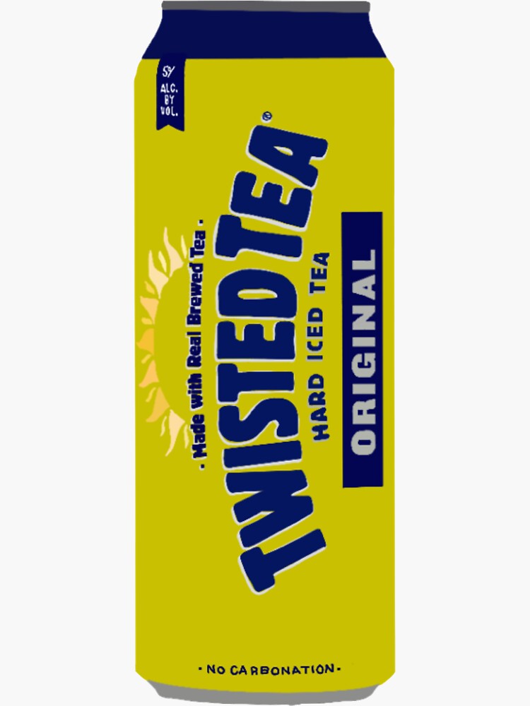 "Illustrated Twisted Tea Can " Sticker for Sale by designsbyemilyrose