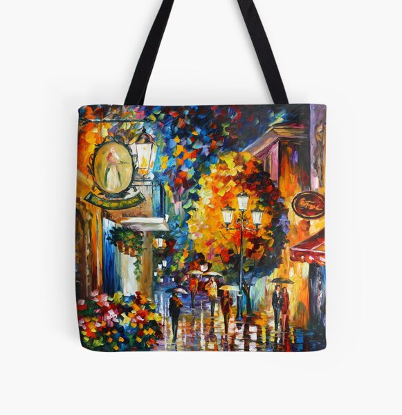 Item preview, CAFE IN THE OLD CITY - Leonid Afremov designed and sold by Leonid Afremov.