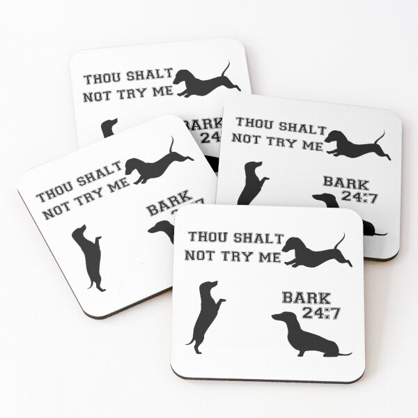 Item preview, Thou Shalt Not Try Me Bark 24/7 designed and sold by KahlenDeveraux.
