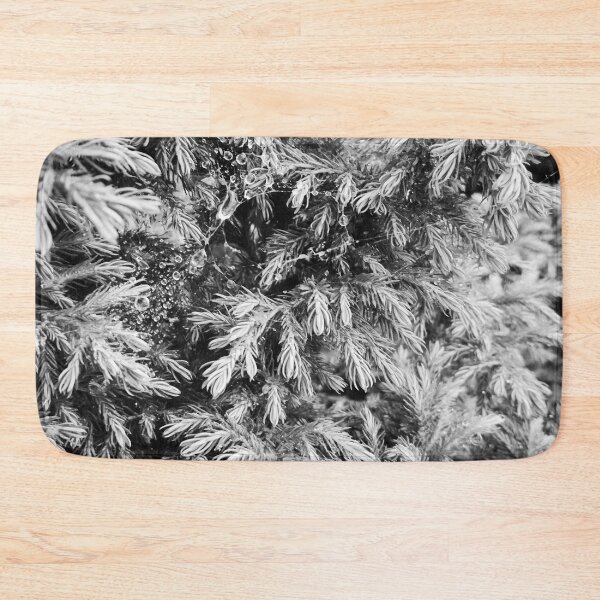 Item preview, Fir tree covered with drops of rain designed and sold by helenkaiy.